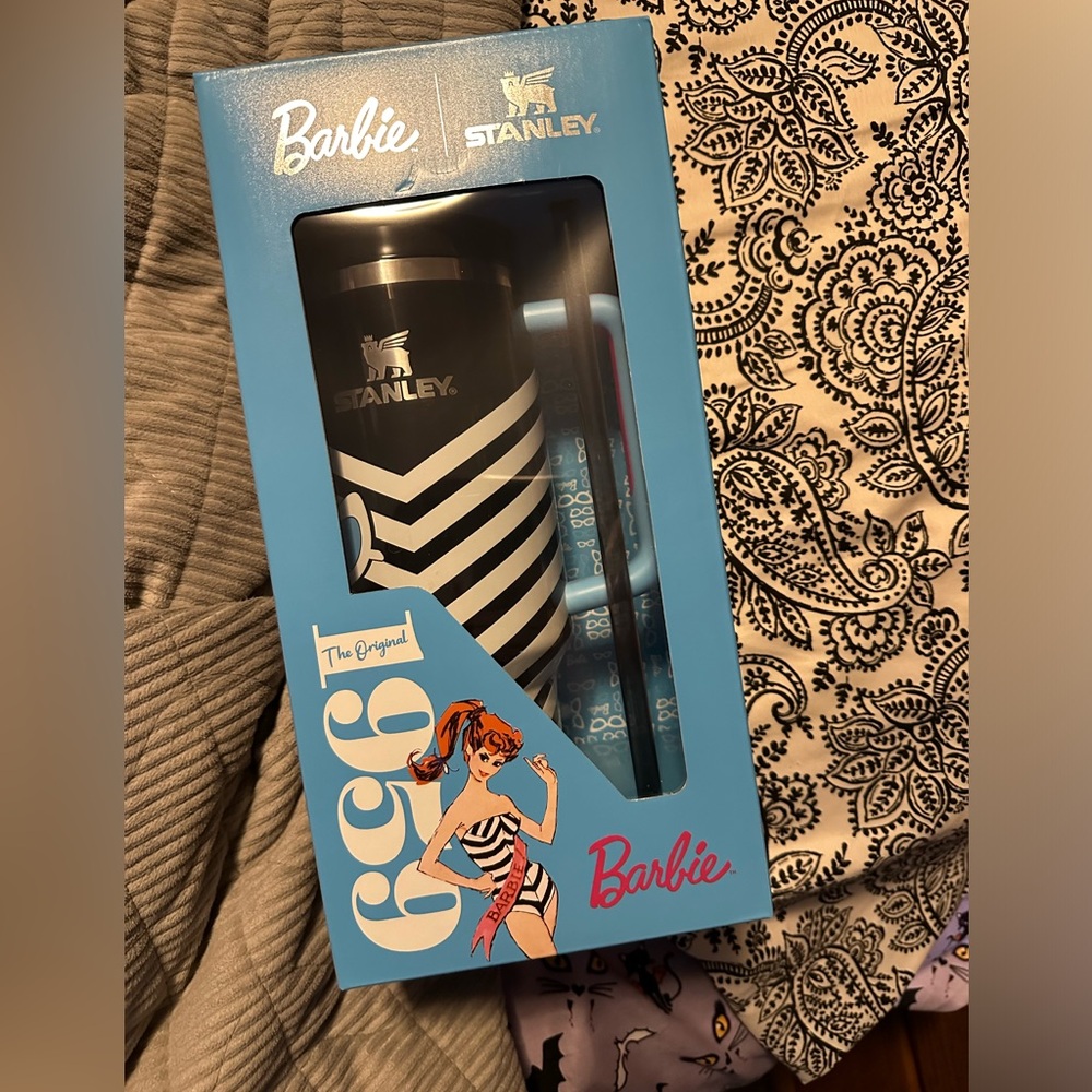 New in box. Barbie Stanley.